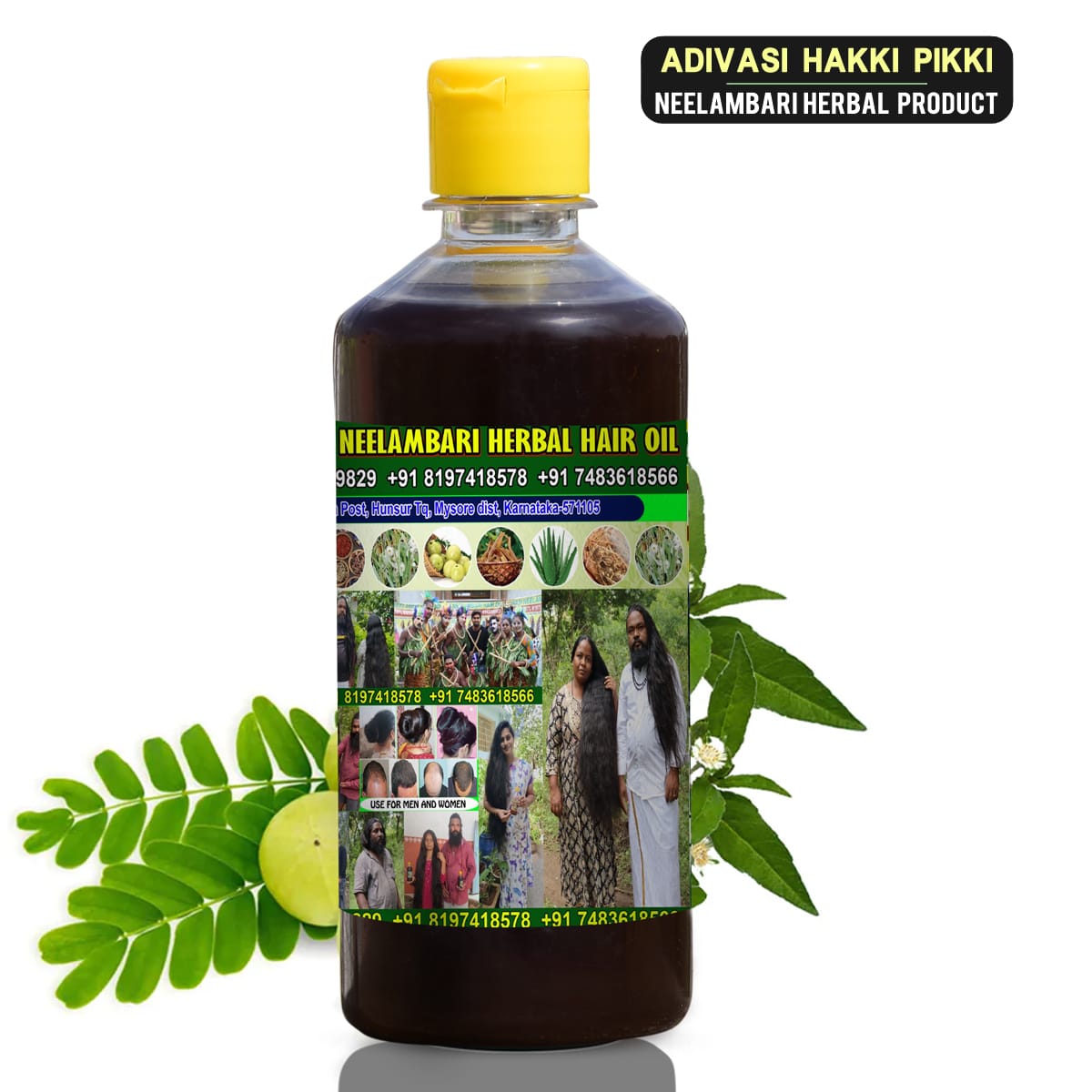 Neharika Adivasi Herbal Hair Oil with (4.9 ⭐⭐⭐⭐⭐ 21,345 REVIEWS) Globally